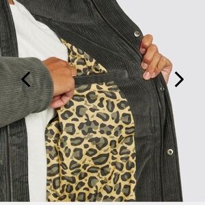 RVCA Men's Corduroy Jacket - Dark Gray